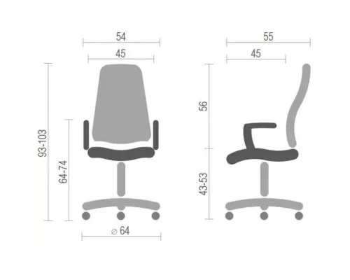 Офісне крісло Аклас Арси PL TILT (12473)
