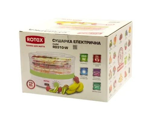 Сушка для овочів та фруктів Rotex RD310-W