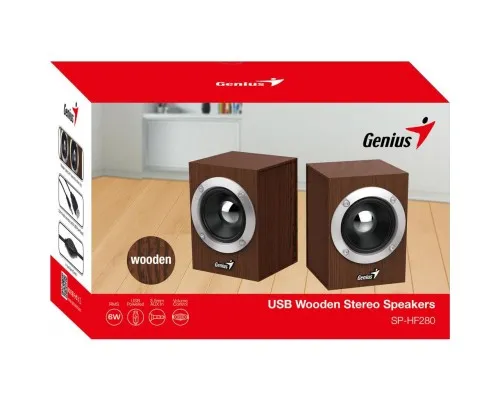 Акустическая система Genius SP-HF280 USB Wood (31730028400)