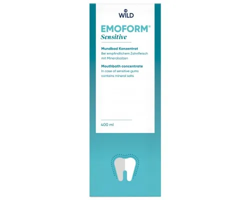 Ополаскиватель для полости рта Dr. Wild Emoform Для чувствительных зубов 400 мл (7611841702218)