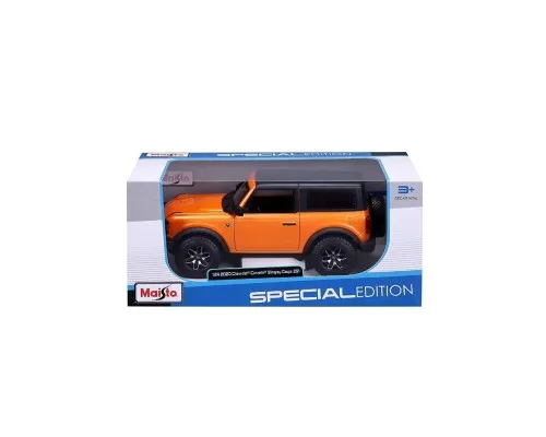 Машина Maisto Ford Bronco (2 Doors Version) оранжевий 1:24 (31530 met. orange)