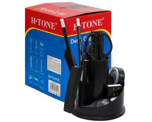 Настольный набор H-Tone 12 предметов, черный (KIT-HT-JJ41006)