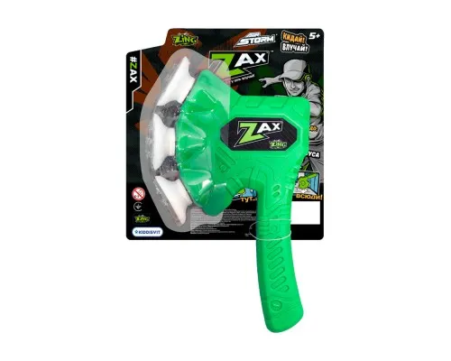 Игрушечное оружие Zing топор Air Storm - Zax зеленый (ZG508G)