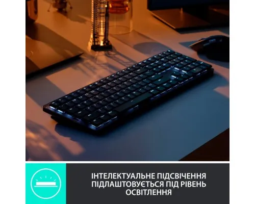 Клавиатура Logitech MX Mechanical Wireless Illuminated Performance Graphite (920-010757)