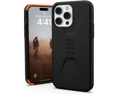 Чехол для мобильного телефона UAG Apple iPhone 14 Pro Max Civilian, Black (114043114040)