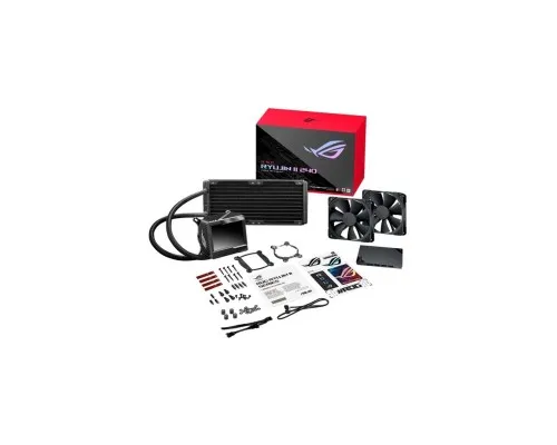 Система водяного охолодження ASUS ROG RYUJIN II 240 LGA 115x,1700, 2011, 2011-3, 2066AMD AM4, TR4* OLED-дисплей вентил (90RC00A0-M0UAY0)