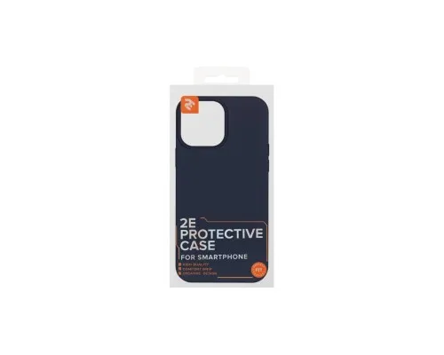 Чохол до мобільного телефона 2E Apple iPhone 14 Pro Max, Liquid Silicone, Midnight Blue (2E-IPH-14PRM-OCLS-MB)