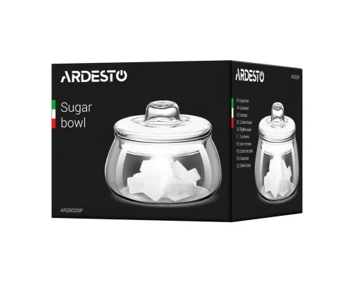 Цукорниця Ardesto 500 мл Glass (AR2602SP)