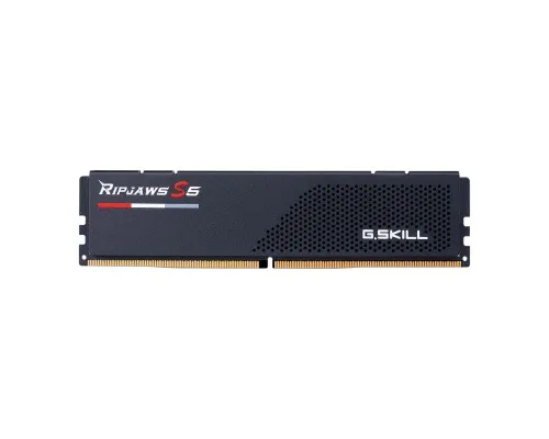 Модуль памяти для компьютера DDR5 32GB (2x16GB) 6000 MHz Ripjaws S5 Black G.Skill (F5-6000J3636F16GX2-RS5K)