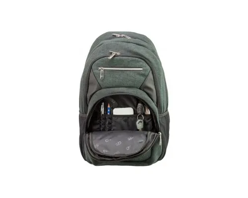 Рюкзак школьный Cool For School Темно-зеленый 175+ см (CF86746-01)