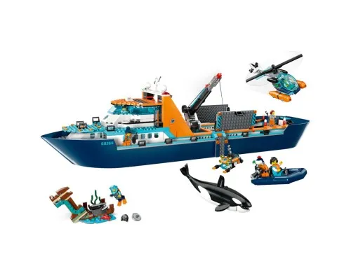 Конструктор LEGO City Арктический исследовательский корабль 815 деталей (60368)