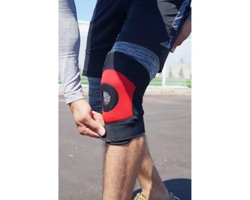 Фиксатор колена Power System Neo Knee Support PS-6012 Black/Red L (PS-6012_L_Black-Red)