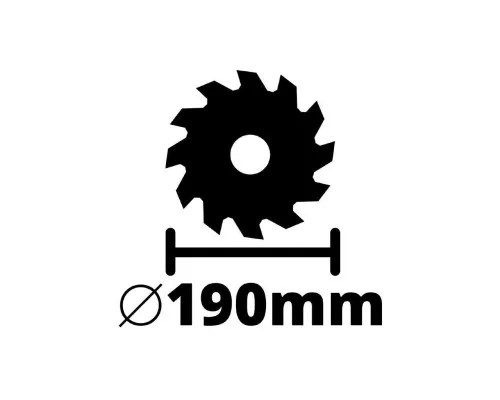 Дискова пила Einhell TE-CS 18/190 Li BL - Solo акум., PXC, 18В, диск 190х20 мм (без АКБ та ЗП) (4331210)