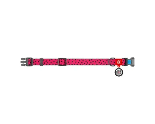 Нашийник для тварин WAUDOG Nylon Кавун пластиковий фастекс XXL (284-0049)