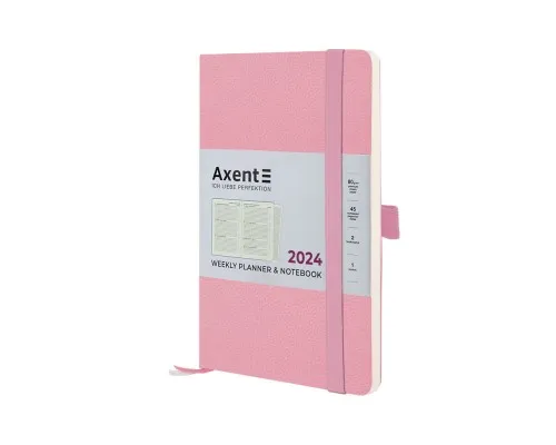 Еженедельник Axent 2024 Partner Soft Skin 125 x 195 мм, пудровый (8509-24-24-A)