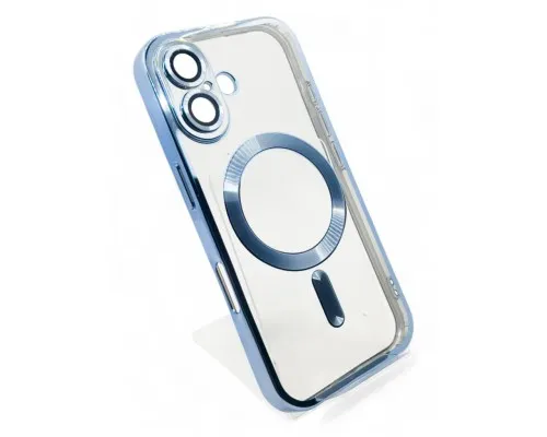 Чохол до мобільного телефона BeCover TPU Chrome Case (MagSafe) для Apple iPhone 16 Plus Sierra Blue (712077)