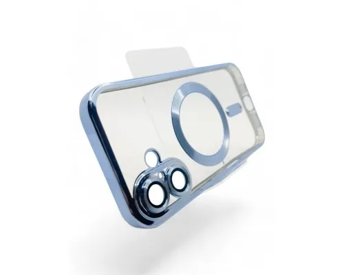 Чохол до мобільного телефона BeCover TPU Chrome Case (MagSafe) для Apple iPhone 16 Plus Sierra Blue (712077)