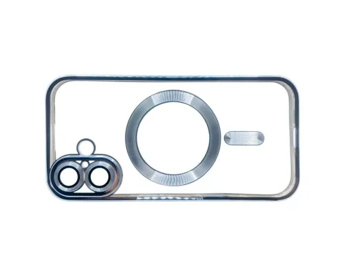 Чохол до мобільного телефона BeCover TPU Chrome Case (MagSafe) для Apple iPhone 16 Plus Sierra Blue (712077)