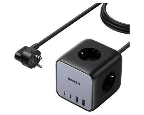 Зарядний пристрій UGREEN 4xUSB 65W DigiNest Cube (2хUSB-C+2xUSB-A) CD268 (60113)