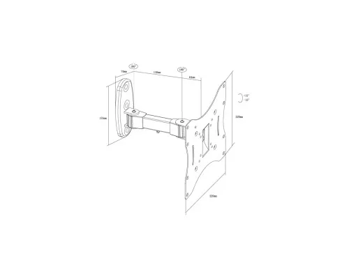 Кронштейн X-Digital STEEL SA225 Black