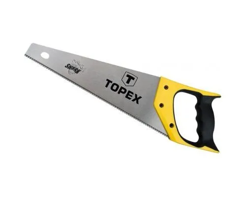 Ножівка Topex по дереву, 450 мм, «Акула», 7TPI (10A445)