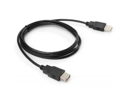Дата кабель USB 2.0 AM/AF 1.8m Vinga (VCPUSBAMAF1.8BK)
