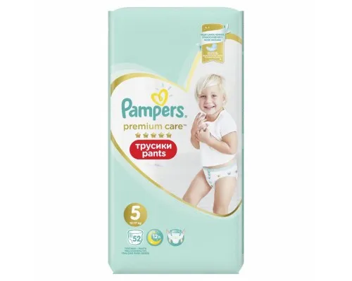 Подгузники Pampers Premium Care Pants Junior Размер 5 (12-17 кг), 52 шт (8001090760036)