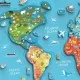 Пазл Viga Toys магнітний Карта світу з маркерной дошкою, англійською (44508EN)