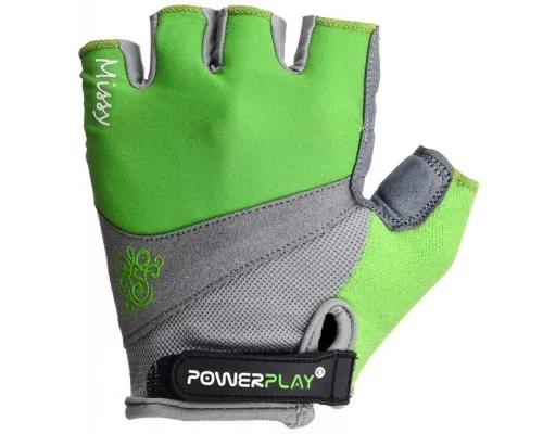 Велоперчатки PowerPlay Women 5277 Green XS (5277D_XS_Green)