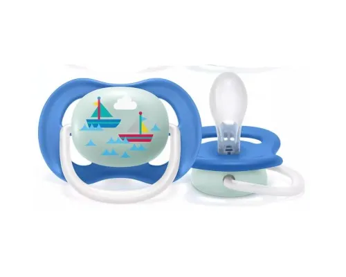 Пустышка Philips AVENT Ultra Air I love... для мальчиков 6-18 мес (SCF080/03)