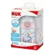 Бутылочка для кормления Nuk Disney First Choice с ручками 150 мл Персиковый (3954050)