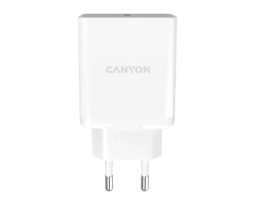 Зарядний пристрій Canyon PD 20W/QC3.0 18W WALL Charger with 1-USB A+ 1-USB-C (CNE-CHA20W03)