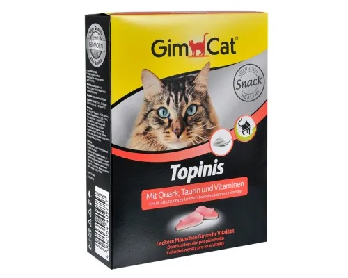 Вітаміни для котів GimCat Topinis сир для поліпшення обміну речовин 220 г (4002064409757)