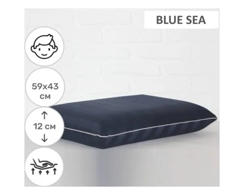 Подушка MirSon ортопедична 6055 Delicate satin Ocean Men 59х43х12 (2200003261783)