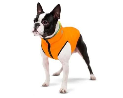 Курточка для животных Airy Vest двусторонняя XS 25 оранжево-салатовая (1598)