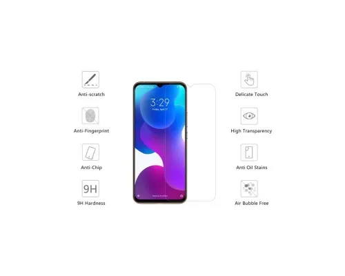 Скло захисне Drobak Xiaomi Mi 10 Lite 5G (121225)
