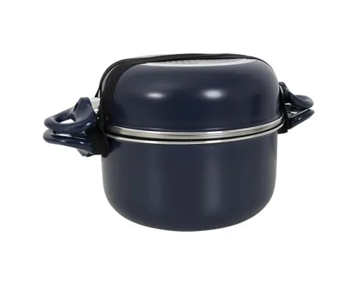 Набор посуды Gimex Cookware Set induction 8 предметів Dark Blue (6977228)