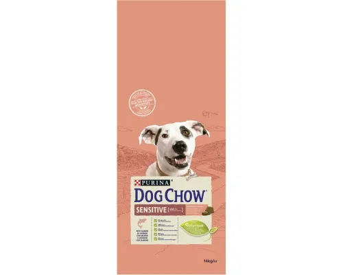 Сухой корм для собак Purina Dog Chow для взрослых, склонных к аллергии собак с лососем 14 кг (7613034488244)