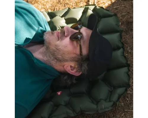 Туристичний килимок Highlander Nap-Pak Inflatable Sleeping Mat PrimaLoft 5 cm Olive (AIR072-OG) (930481)