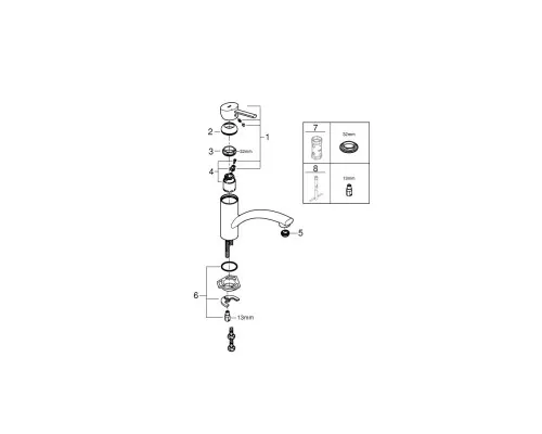 Змішувач Grohe Swift (30358000)