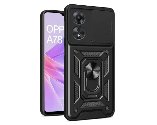 Чохол до мобільного телефона BeCover Military Oppo A78 4G Black (710711)