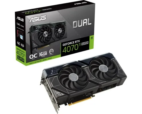 Відеокарта ASUS GeForce RTX4070Ti SUPER 16Gb DUAL OC (DUAL-RTX4070TIS-O16G)