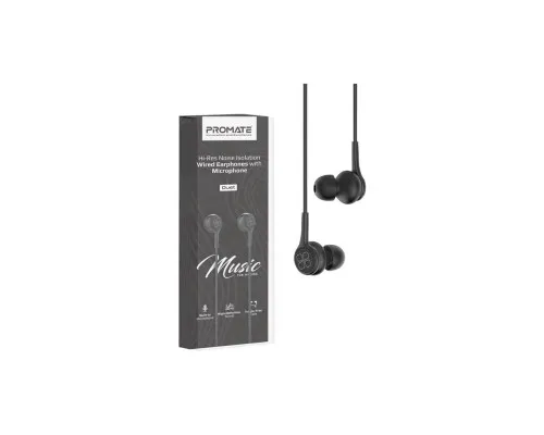 Навушники Promate Duet Black (duet.black)