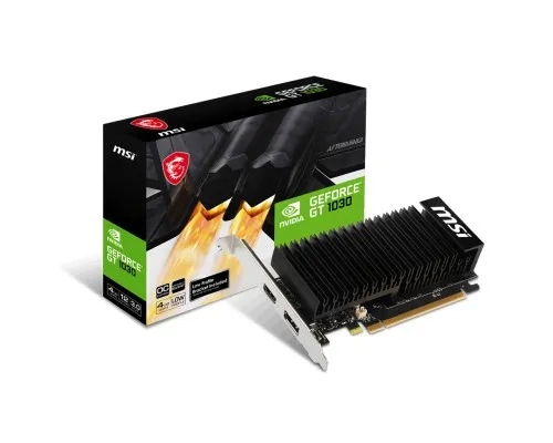 Відеокарта MSI GeForce GT1030 4Gb Silent LP OC (GT 1030 4GHD4 LP OC)