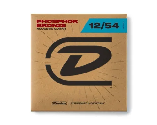 Струни для гітари Jim Dunlop Phosphor Bronze Acoustic Guitar Strings (12-54) (DAP1254)