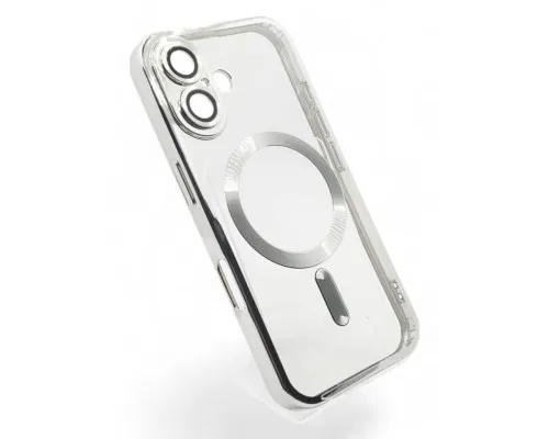Чохол до мобільного телефона BeCover TPU Chrome Case (MagSafe) для Apple iPhone 16 Plus Silver (712078)