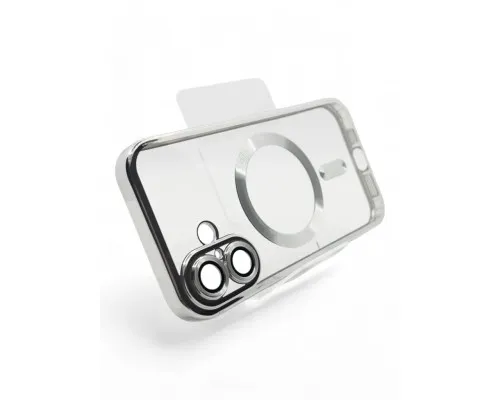 Чохол до мобільного телефона BeCover TPU Chrome Case (MagSafe) для Apple iPhone 16 Plus Silver (712078)