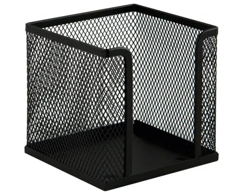 Підставка-куб для листів і паперів Buromax 10х10х10 см, wire mesh, black (BM.6215-01)