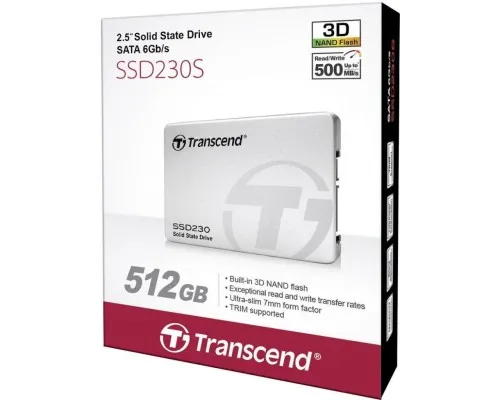 Накопитель SSD 2.5 512GB Transcend (TS512GSSD230S)