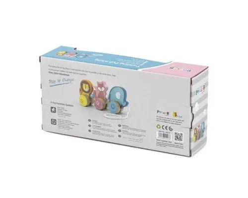 Каталка Viga Toys PolarB Звірятка (44023)